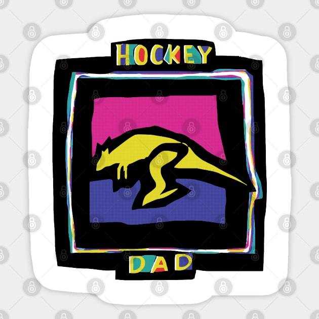 HOCKEY DAD Sticker by troygmckinley